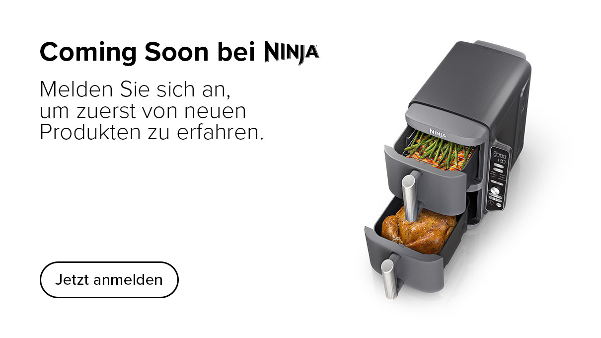 Coming Soon bei Ninja -Melden Sie sich an, um zuerst von neuen Produkten zu erfahren.