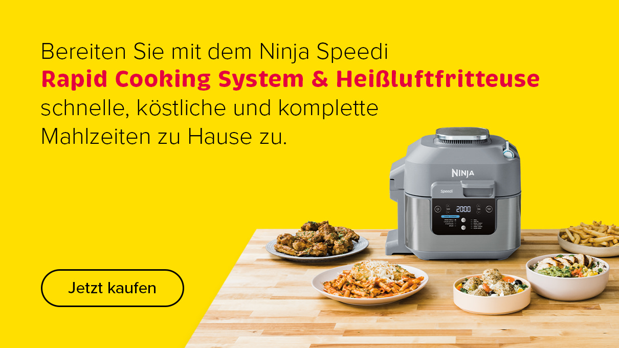 speedi rapid cooking system & heißluftfritteuse mit essenschüssel
